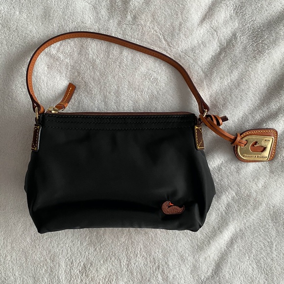 Dooney & Bourke Handbags - Dooney & Bourke Black Canvas Shoulder Bag
